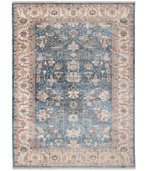 Amer Arcadia Northam Blue Oriental Polyester Area Rug 5'x7'8"