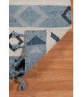 Amer Artifacts Chepa Blue Handmade Flatweave Wool Area Rug 3'x5'
