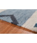 Amer Artifacts Chepa Blue Handmade Flatweave Wool Area Rug 3'x5'