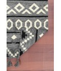 Amer Artifacts Leon Gray Handmade Flatweave Wool Area Rug 3'x5'