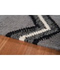 Amer Artifacts Satillo Dove Gray Handmade Flatweave Wool Area Rug 9'x12'