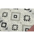 Amer Artifacts Zico Silver Handmade Flatweave Wool Area Rug 3'x5'