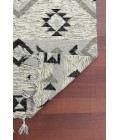 Amer Artifacts Zico Silver Handmade Flatweave Wool Area Rug 3'x5'