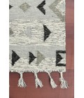 Amer Artifacts Zico Silver Handmade Flatweave Wool Area Rug 3'x5'