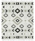 Amer Artifacts Zico Silver Handmade Flatweave Wool Area Rug 3'x5'