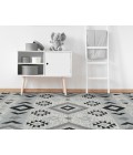 Amer Artifacts Zico Silver Handmade Flatweave Wool Area Rug 3'x5'