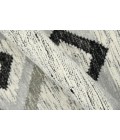 Amer Artifacts Zico Silver Handmade Flatweave Wool Area Rug 3'x5'