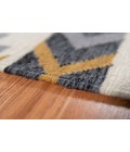 Amer Artifacts Havasu Yellow Handmade Flatweave Wool Area Rug 3'x5'