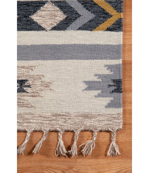 Amer Artifacts Havasu Yellow Handmade Flatweave Wool Area Rug 3'x5'