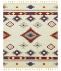 Amer Artifacts Havasu Red Handmade Flatweave Wool Area Rug 3'x5'