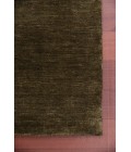 Amer Arizona Rye Solid Chocolate Brown Handwoven Wool Area Rug 4'x6'