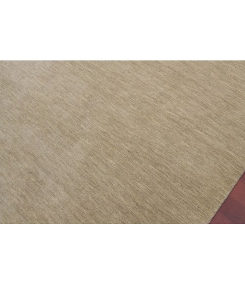 Amer Arizona Rye Solid Ivory Handwoven Wool Area Rug 9'x12'