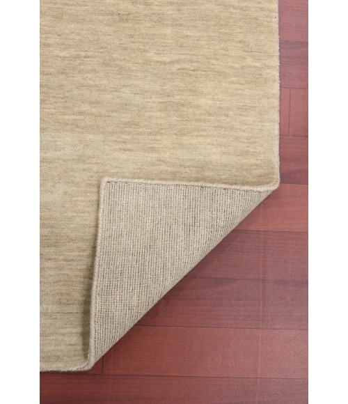 Amer Arizona Rye Solid Ivory Handwoven Wool Area Rug 4'x6'