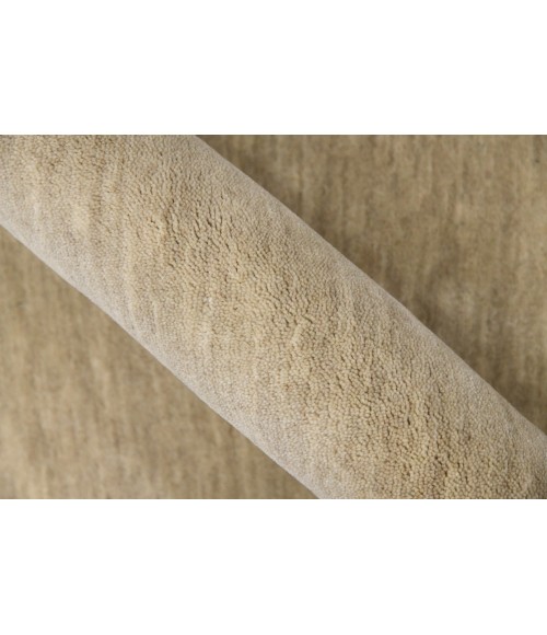 Amer Arizona Rye Solid Ivory Handwoven Wool Area Rug 9'x12'