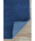 Amer Arizona Rye Solid Navy Blue Handwoven Wool Area Rug 9'x12'