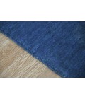 Amer Arizona Rye Solid Navy Blue Handwoven Wool Area Rug 9'x12'