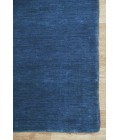 Amer Arizona Rye Solid Navy Blue Handwoven Wool Area Rug 4'x6'