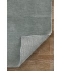 Amer Arizona Rye Solid Gray/Blue Handwoven Wool Area Rug 5'x8'