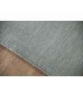Amer Arizona Rye Solid Gray/Blue Handwoven Wool Area Rug 9'x12'