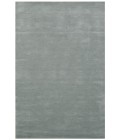 Amer Arizona Rye Solid Gray/Blue Handwoven Wool Area Rug 5'x8'