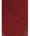 Amer Arizona Rye Solid Red Handwoven Wool Area Rug 5'x8'