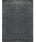 Arizona Area Rug Amer Arizona Rye Solid Dark Gray Handwoven Wool Area Rug 8'x10'