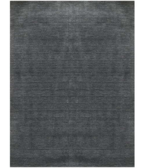 Arizona Area Rug Amer Arizona Rye Solid Dark Gray Handwoven Wool Area Rug 8'x10'