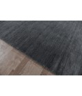 Arizona Area Rug Amer Arizona Rye Solid Dark Gray Handwoven Wool Area Rug 8'x10'