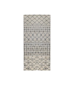 Amer Aspen Arra Ivory/Gray Geometric Runner Rug 2'2" x 10'