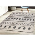 Aspen Clara Cream/Black Geometric Area Rug