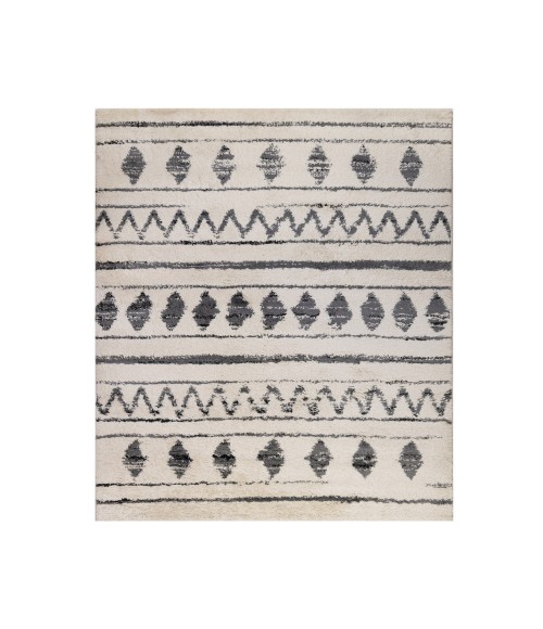 Aspen Clara Cream/Black Geometric Area Rug