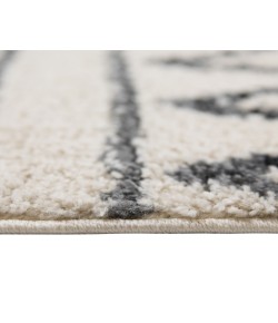 Amer Aspen Clara Cream/Black Geometric Runner Rug 2'2" x 10'