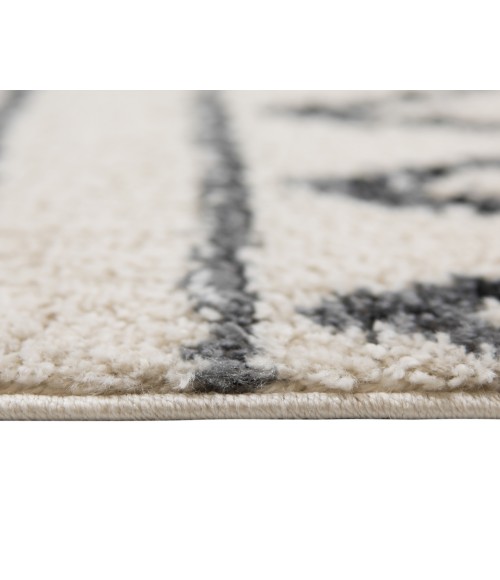 Aspen Clara Cream/Black Geometric Area Rug