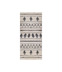 Amer Aspen Clara Cream/Black Geometric Runner Rug 2'2" x 10'