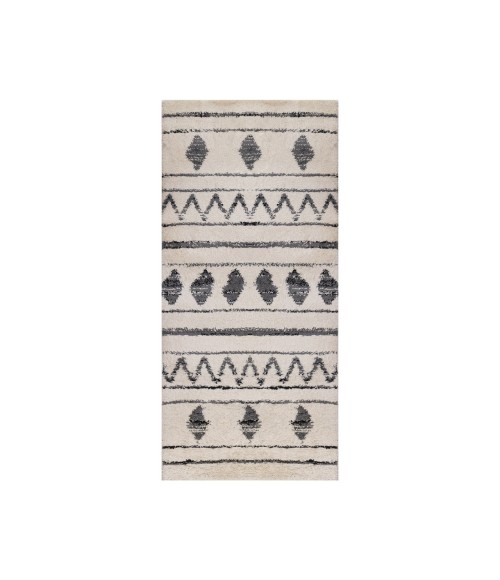 Aspen Clara Cream/Black Geometric Area Rug