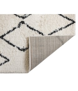 Amer Aspen Clara Cream/Gray Geometric Runner Rug 2'2" x 10'
