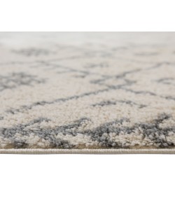 Amer Aspen Emara Ivory/Gray Geometric Runner Rug 2'2" x 10'