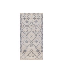 Amer Aspen Emara Ivory/Gray Geometric Runner Rug 2'2" x 10'