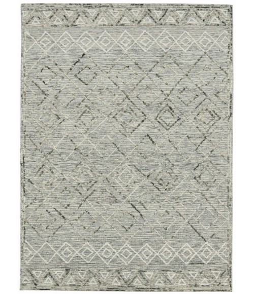 Amer Berlin Parsall Light Gray Hand-Hooked Wool Area Rug 8'x10'