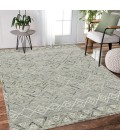 Amer Berlin Parsall Light Gray Hand-Hooked Wool Area Rug 8'x10'