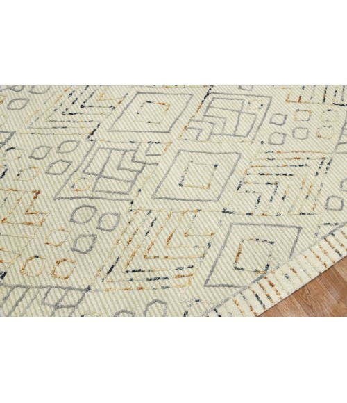 Amer Berlin Drayton Ivory Hand-Hooked Wool Area Rug 2'x3'