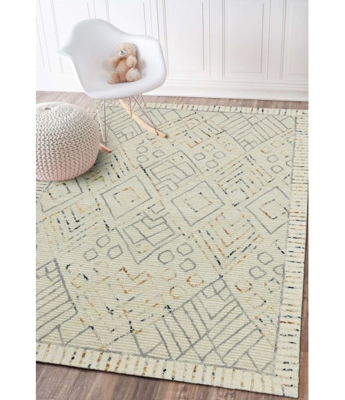 Amer Berlin Drayton Ivory Hand-Hooked Wool Area Rug 2'x3'