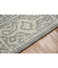 Amer Berlin Wishek Gray Hand-Hooked Wool Area Rug 8'x10'