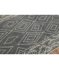 Amer Berlin Oxbow Dark Gray Hand-Hooked Wool Area Rug 5'x8'