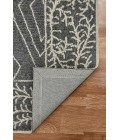 Amer Berlin Oxbow Dark Gray Hand-Hooked Wool Area Rug 5'x8'