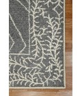 Amer Berlin Oxbow Dark Gray Hand-Hooked Wool Area Rug 2'x3'