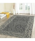 Amer Berlin Oxbow Dark Gray Hand-Hooked Wool Area Rug 5'x8'