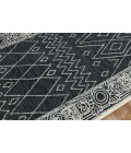 Amer Berlin Suney Charcoal Hand-Hooked Wool Area Rug 8'x10'