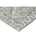 Berlin Tania Light Gray Hand-Hooked Wool Area Rug
