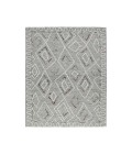 Berlin Tania Light Gray Hand-Hooked Wool Area Rug
